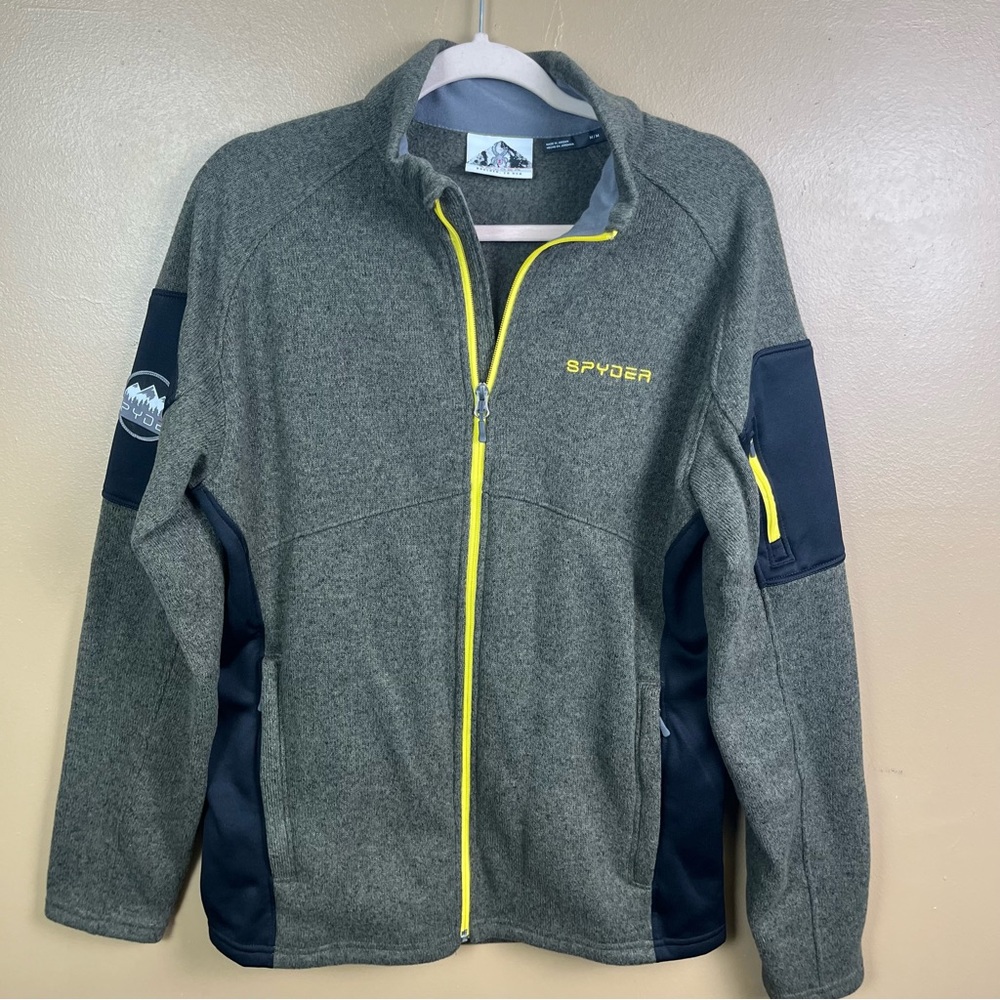 Spyder Full Zip Jacket Men's Medium - Picture 2 of 8